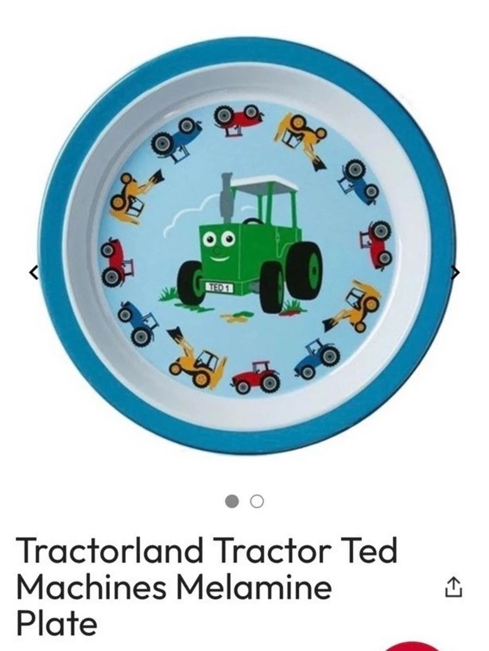Tractor Ted Machine's Lunch Box Lunch Box with Matching Plates